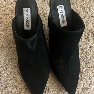 Steve Madden Black Women's Mule Heels
